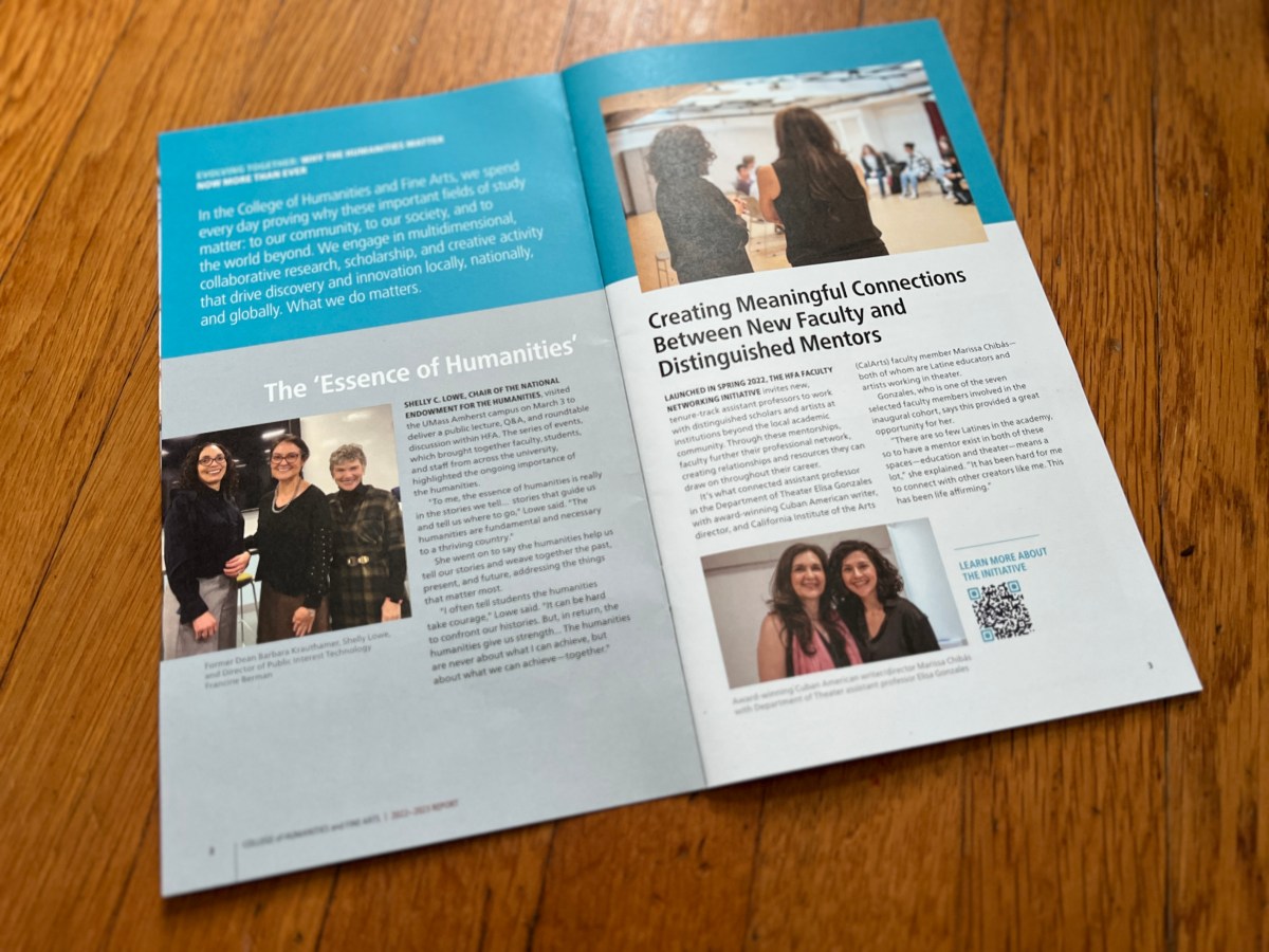 Evolving Together: UMass Amherst College of Humanities and Fine Arts 2022-23 Annual&nbsp;Report